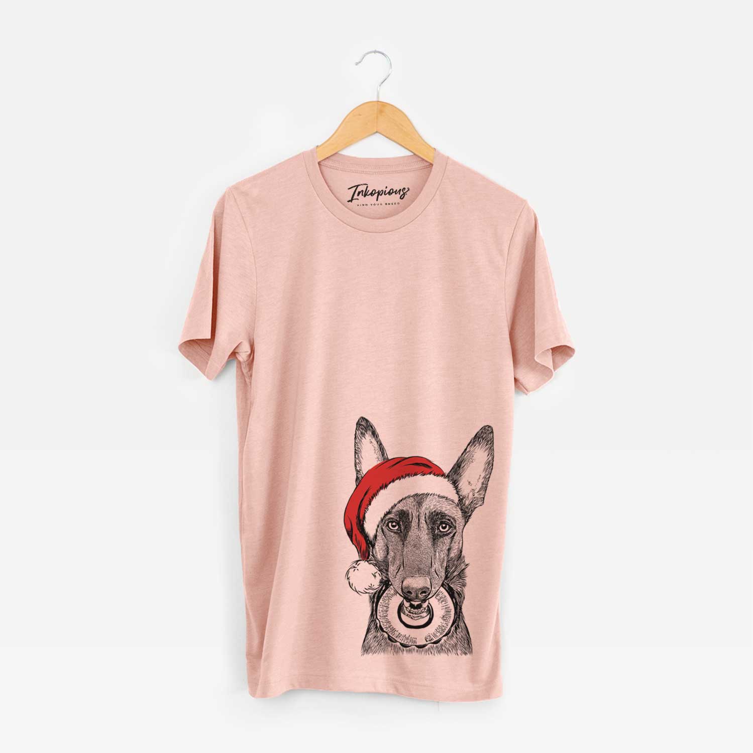Santa Juno the Belgian Malinois - Unisex Crewneck