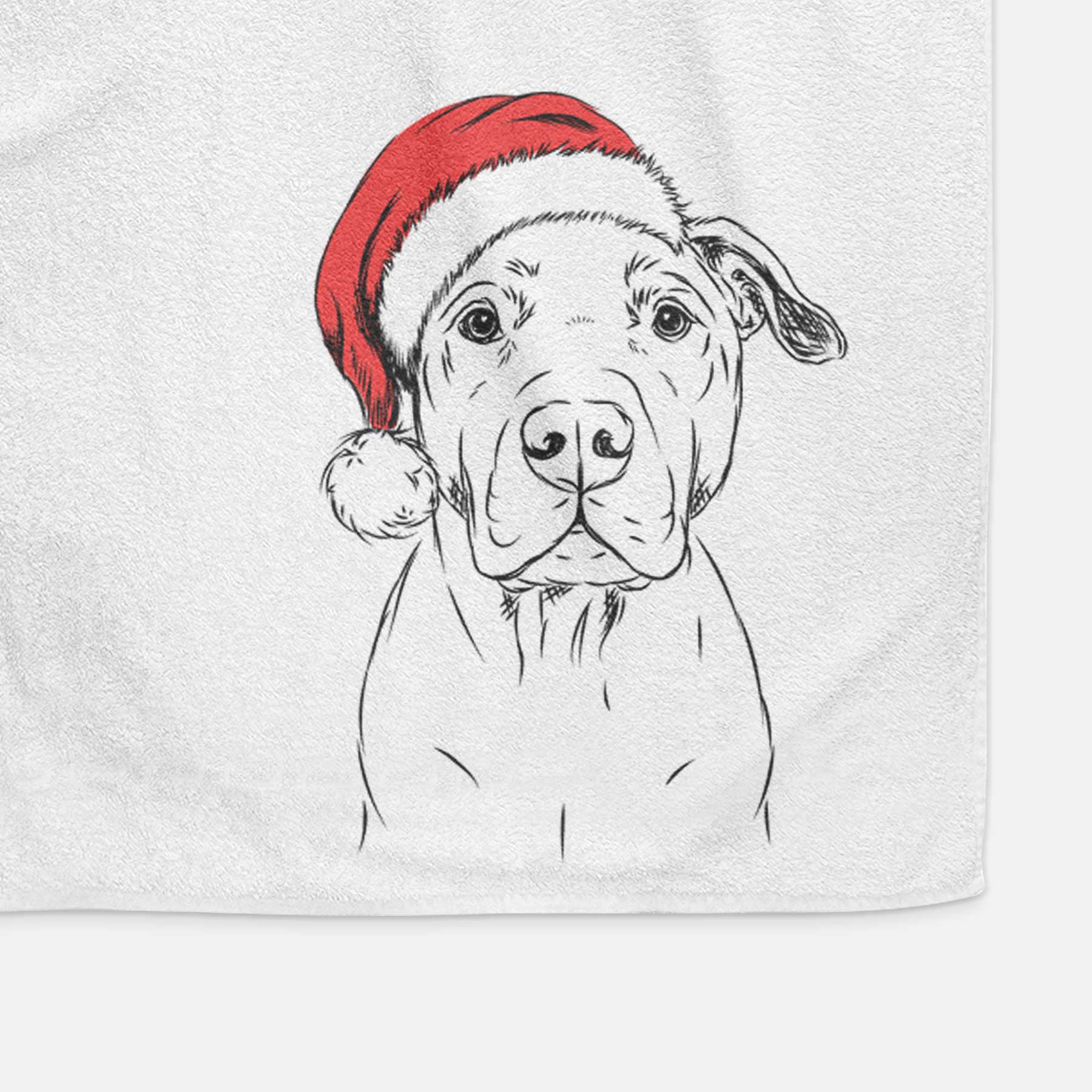 Kadin the Pitbull Decorative Hand Towel