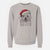 Santa Kami the West Highland Terrier - Unisex Pigment Dyed Crew Sweatshirt