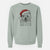 Santa Kami the West Highland Terrier - Unisex Pigment Dyed Crew Sweatshirt