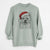 Santa Kami the West Highland Terrier - Unisex Pigment Dyed Crew Sweatshirt