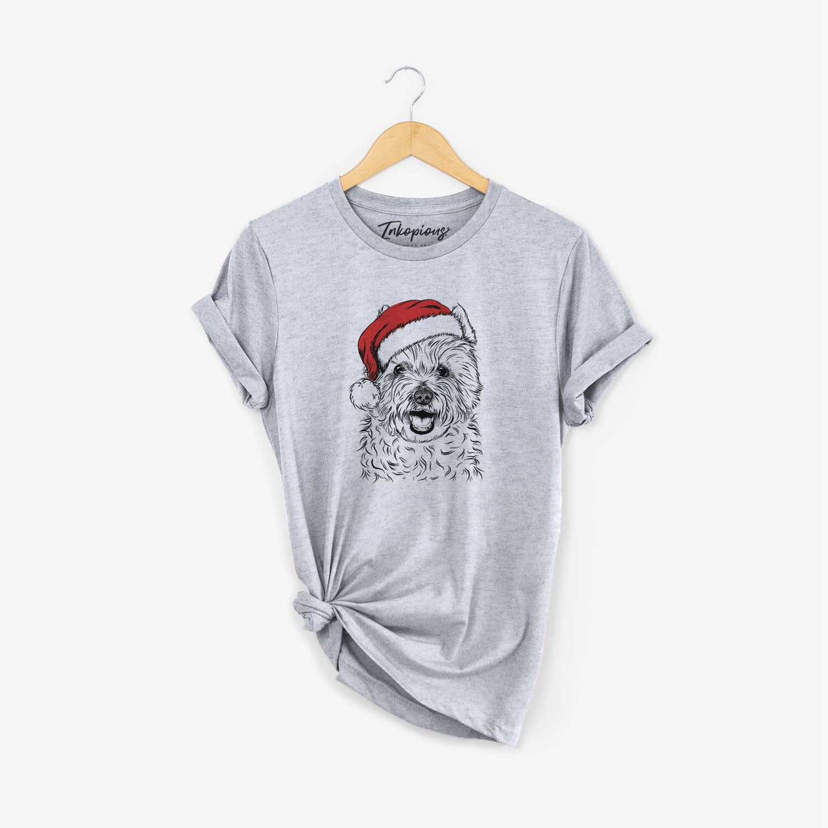 Santa Kami the West Highland Terrier - Unisex Crewneck