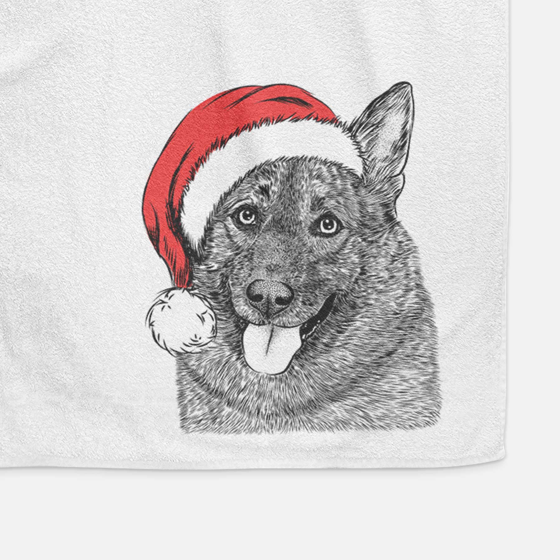 Kasia the Norwegian Elkhound Decorative Hand Towel