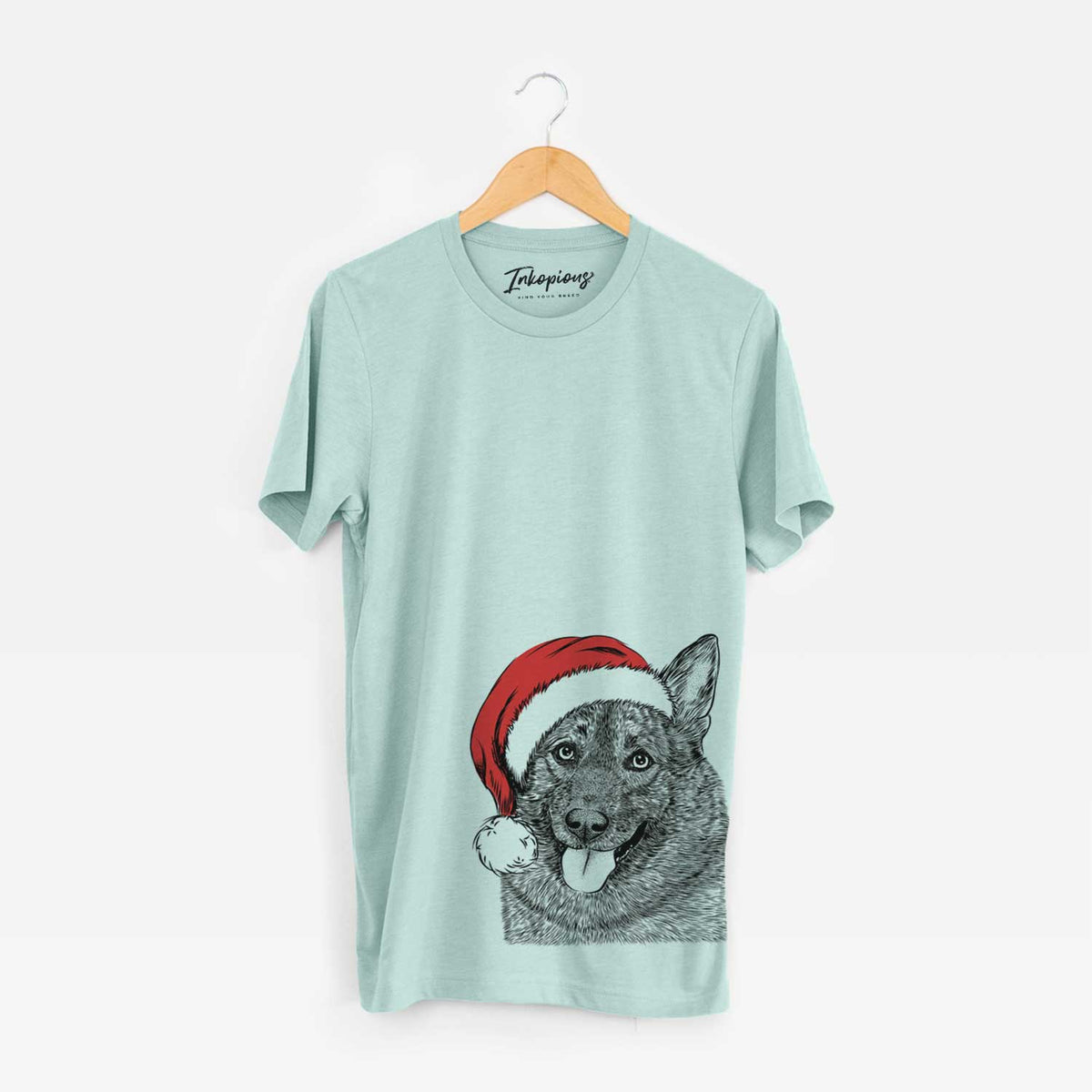 Santa Kasia the Norwegian Elkhound - Unisex Crewneck