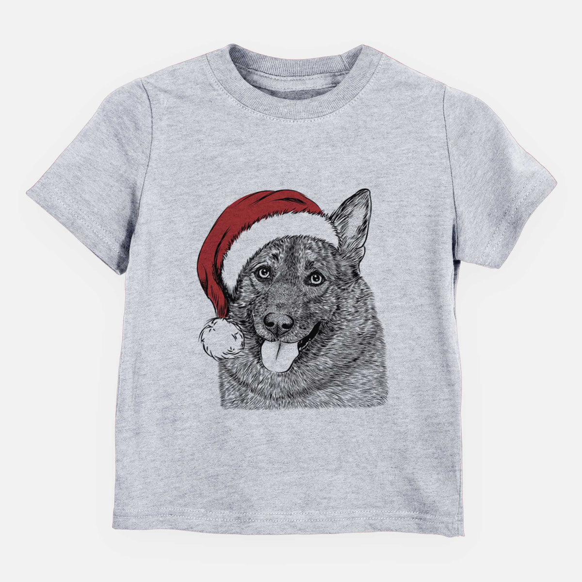 Santa Kasia the Norwegian Elkhound - Kids/Youth/Toddler Shirt