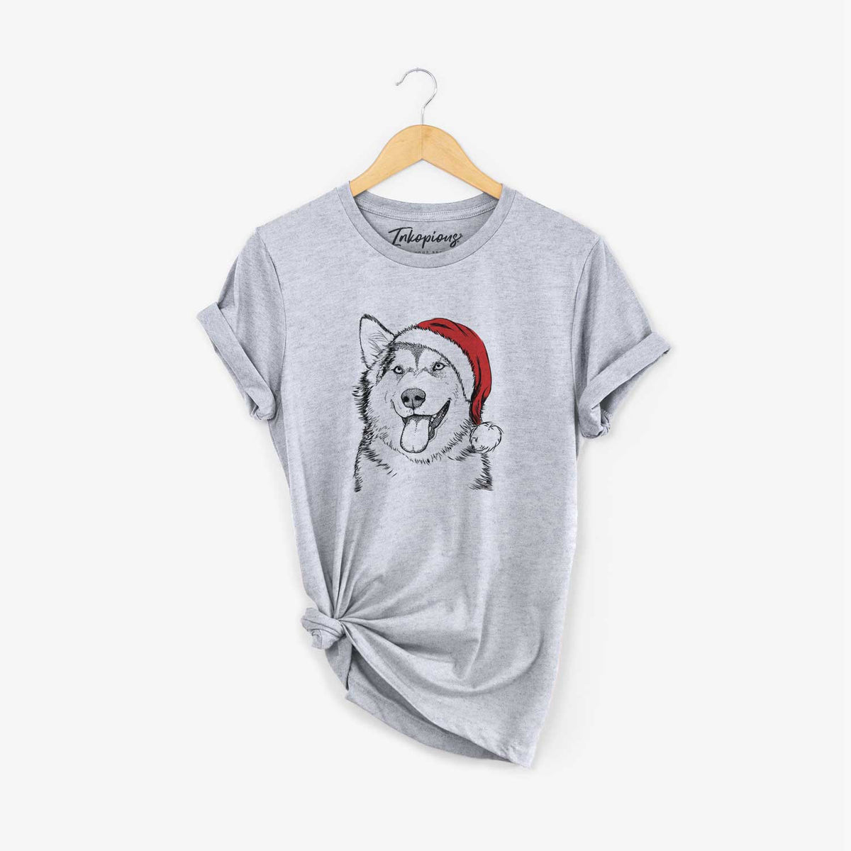 Santa Kaskae the Alaskan Malamute - Unisex Crewneck