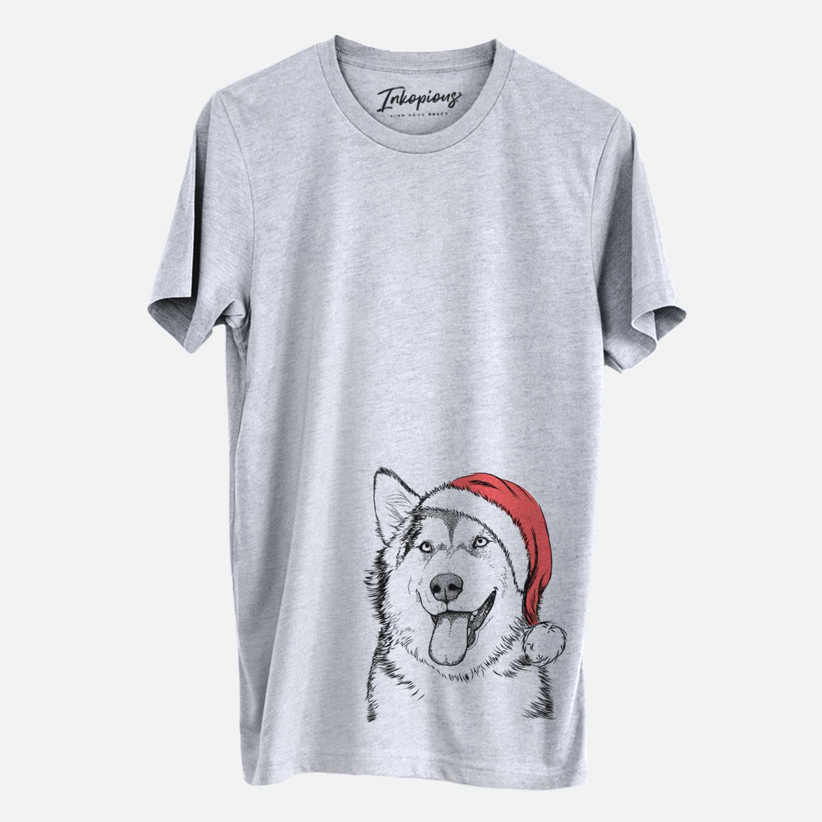 Santa Kaskae the Alaskan Malamute - Unisex Crewneck