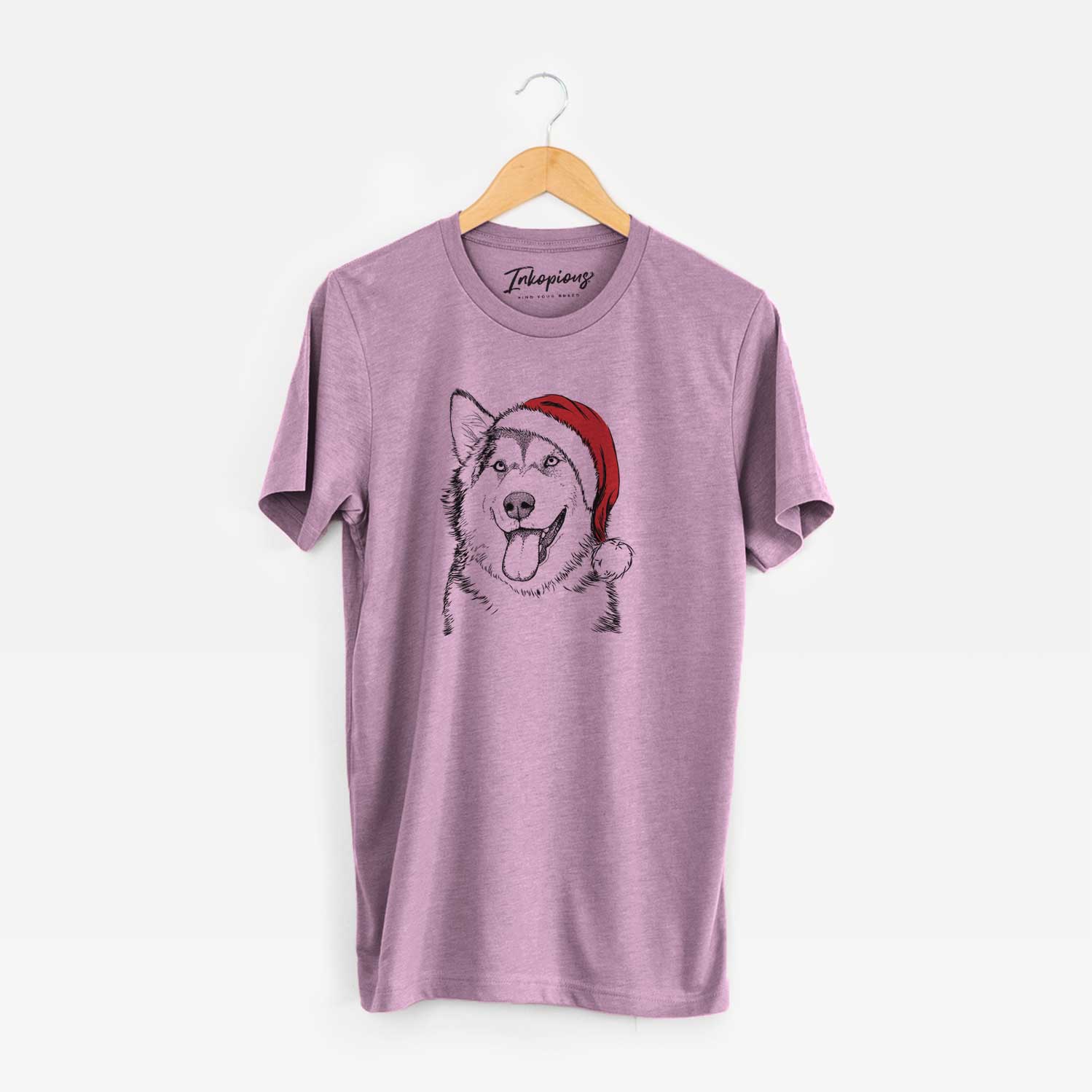Santa Kaskae the Alaskan Malamute - Unisex Crewneck