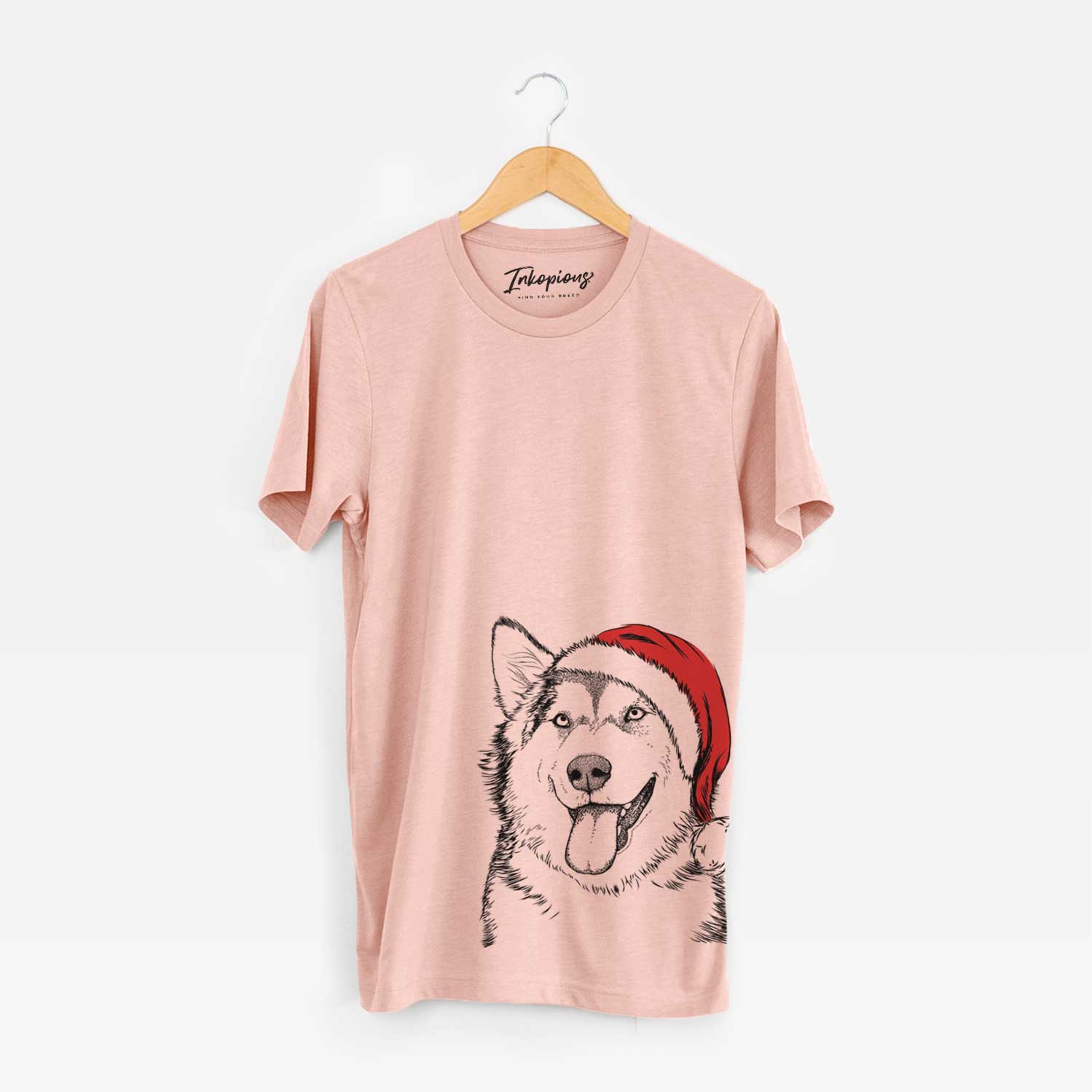 Santa Kaskae the Alaskan Malamute - Unisex Crewneck