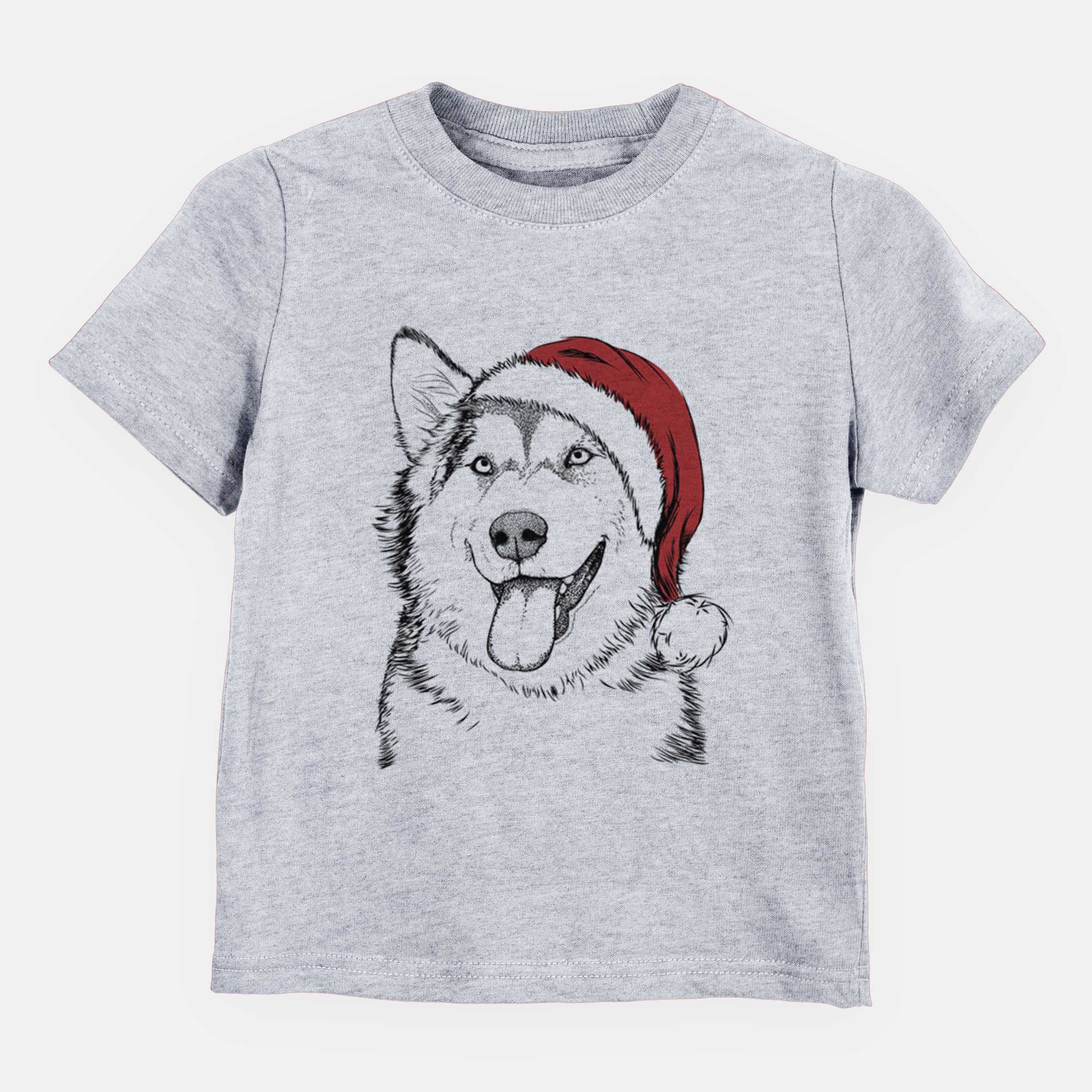 Santa Kaskae the Alaskan Malamute - Kids/Youth/Toddler Shirt
