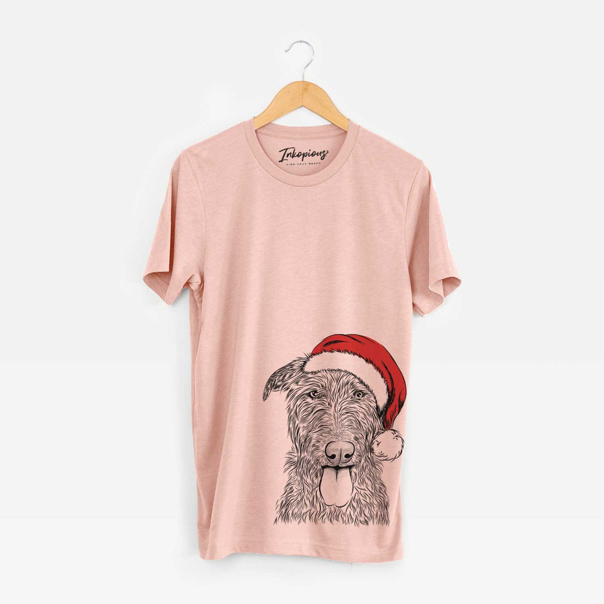 Santa Keeva the Irish Wolfhound - Unisex Crewneck