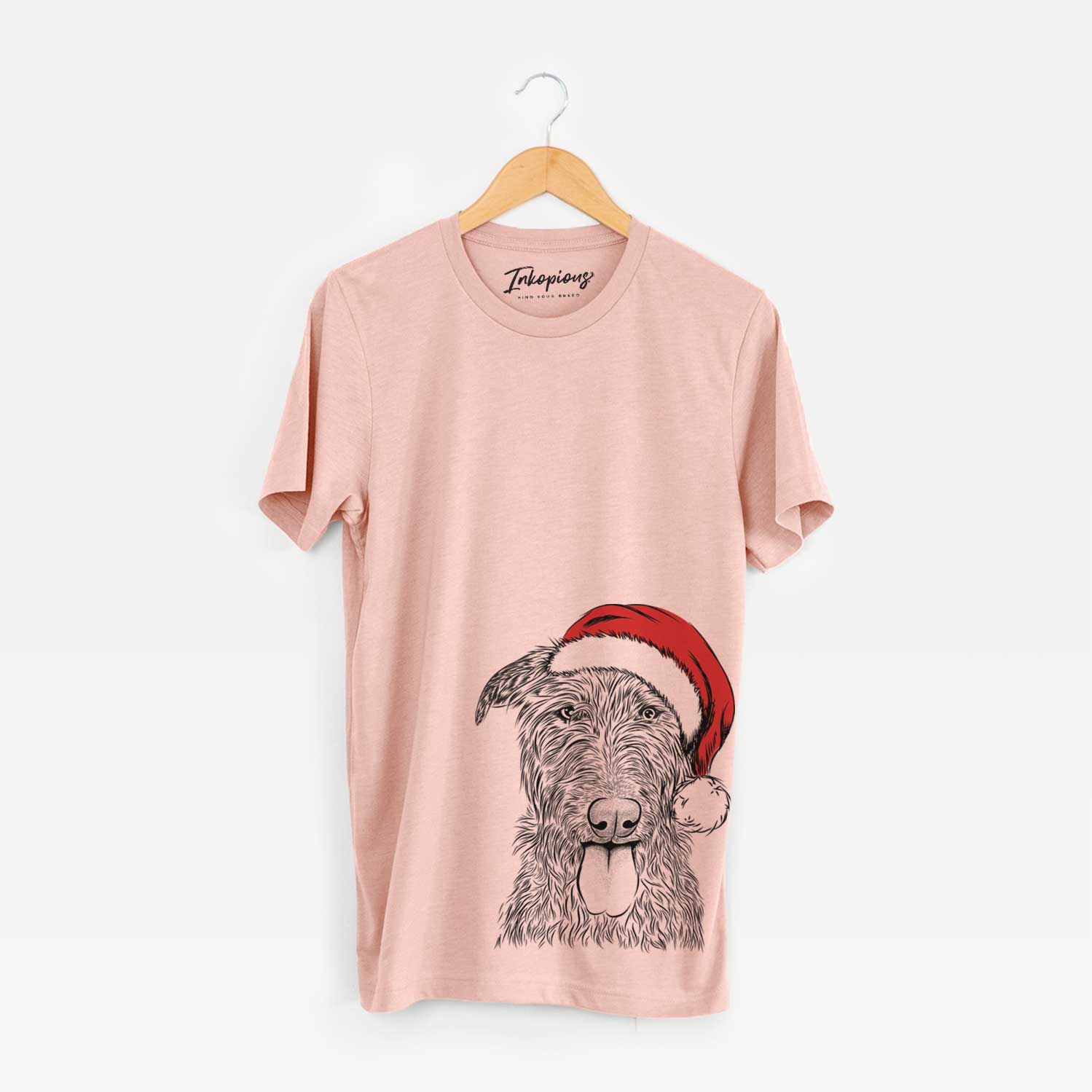 Santa Keeva the Irish Wolfhound - Unisex Crewneck