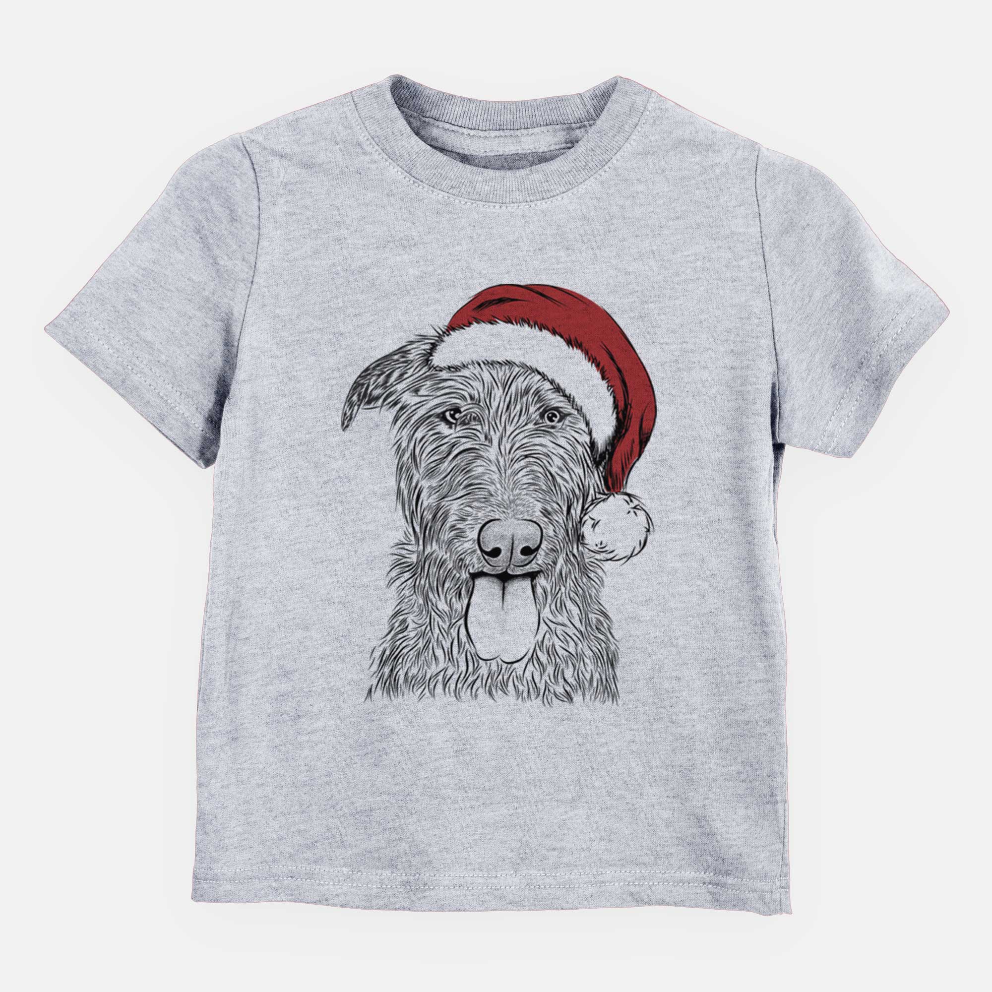 Santa Keeva the Irish Wolfhound - Kids/Youth/Toddler Shirt