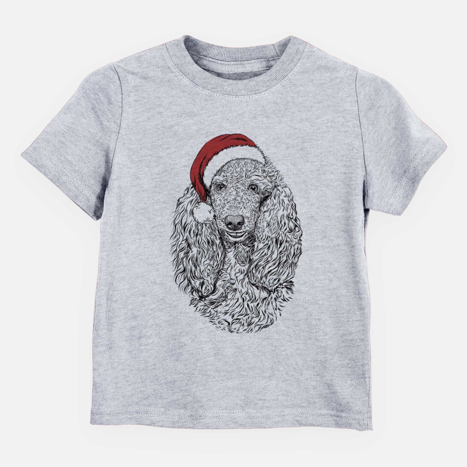 Santa Kenna the Standard Poodle - Kids/Youth/Toddler Shirt