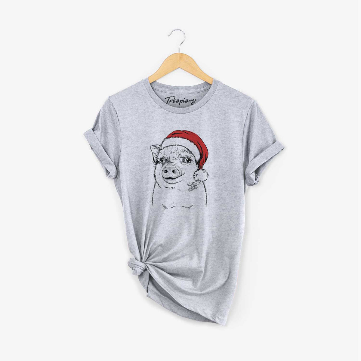 Santa Kevin the Spotted Pig - Unisex Crewneck