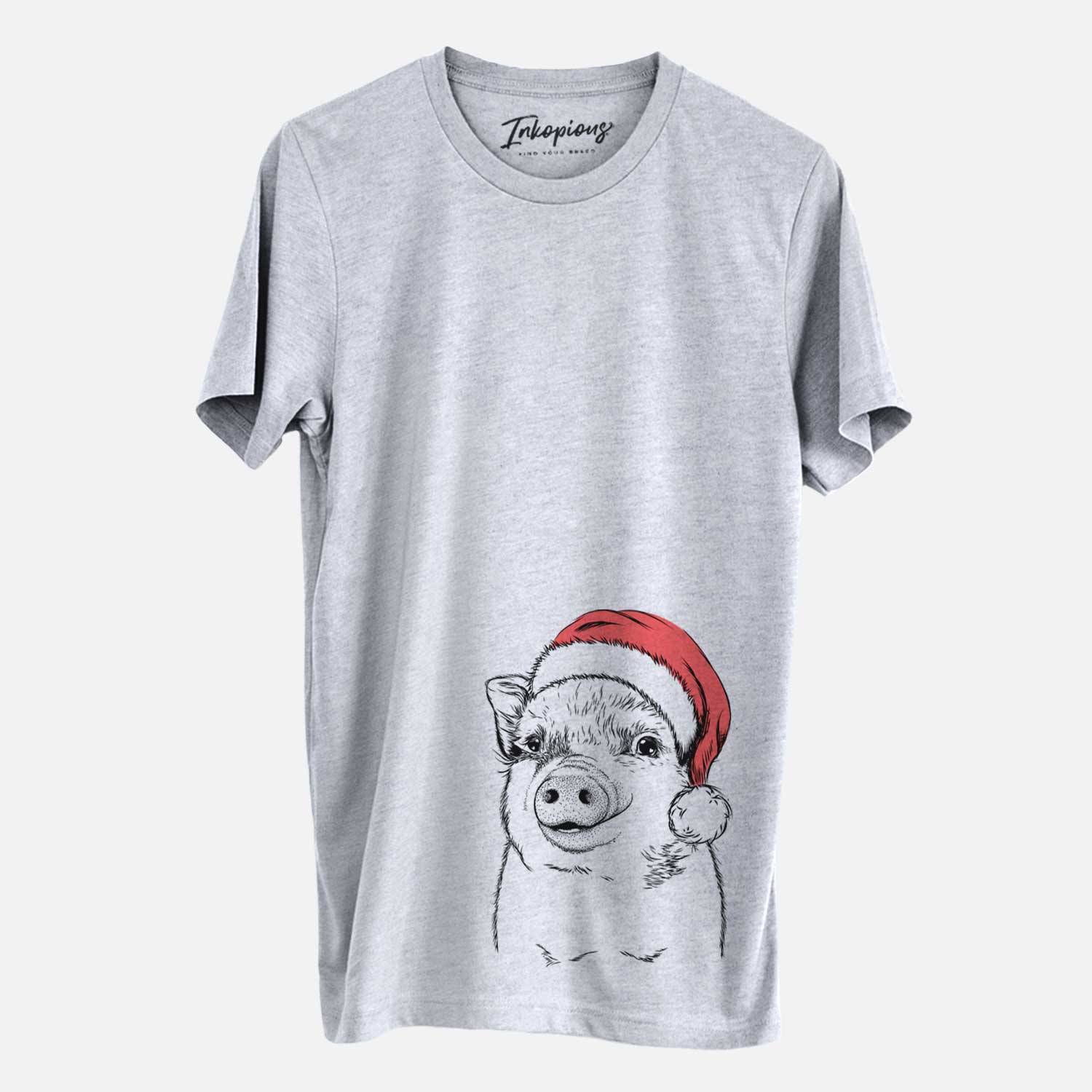 Santa Kevin the Spotted Pig - Unisex Crewneck