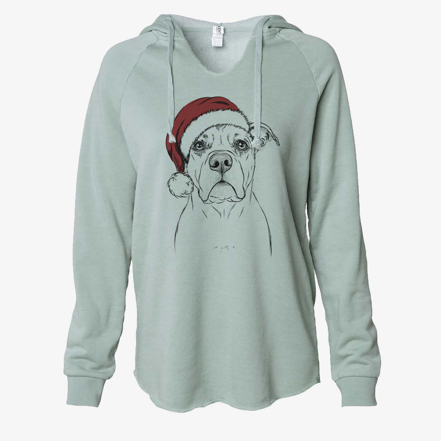 KiaOra the Pitbull Mix - Cali Wave Hooded Sweatshirt