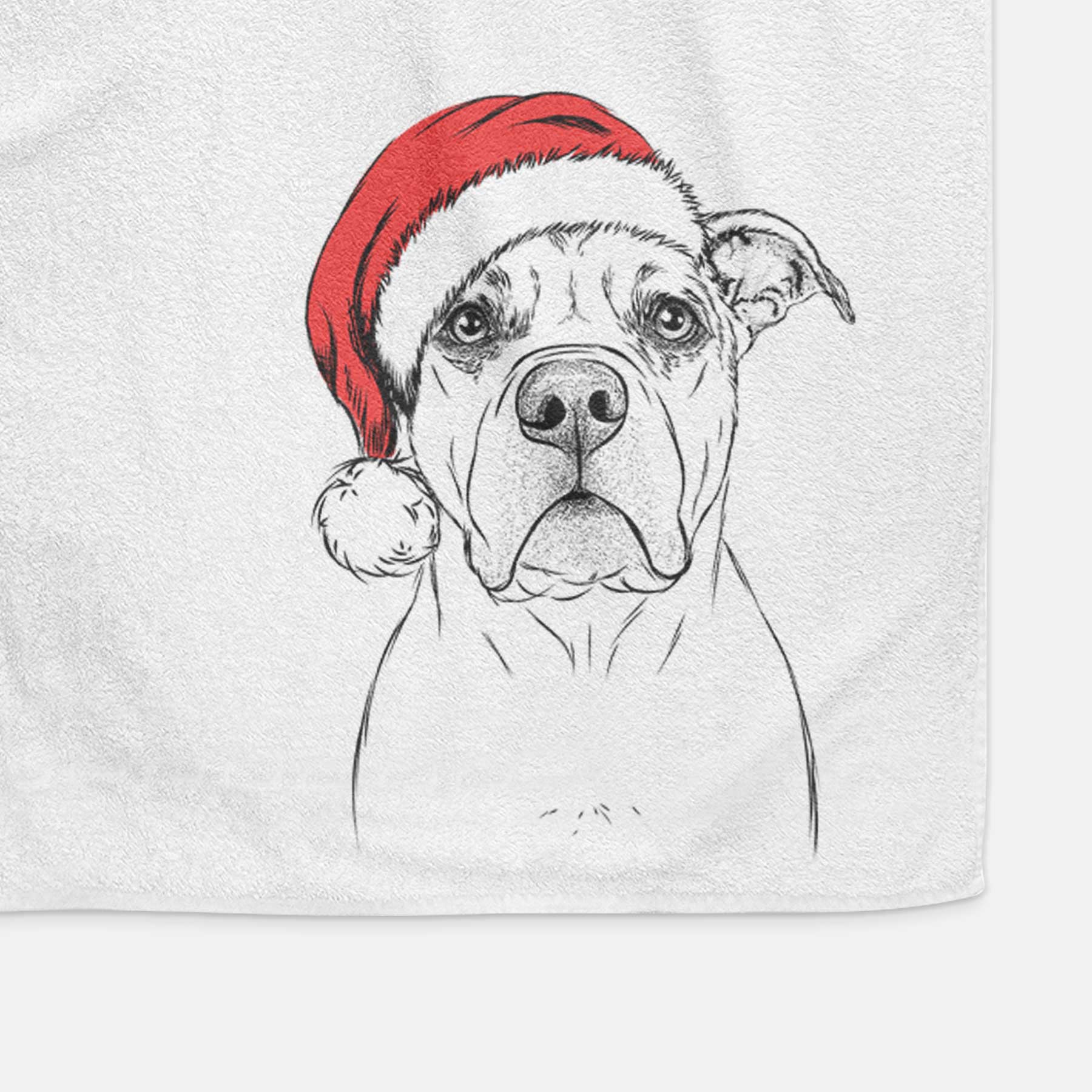 KiaOra the Pitbull Mix Decorative Hand Towel