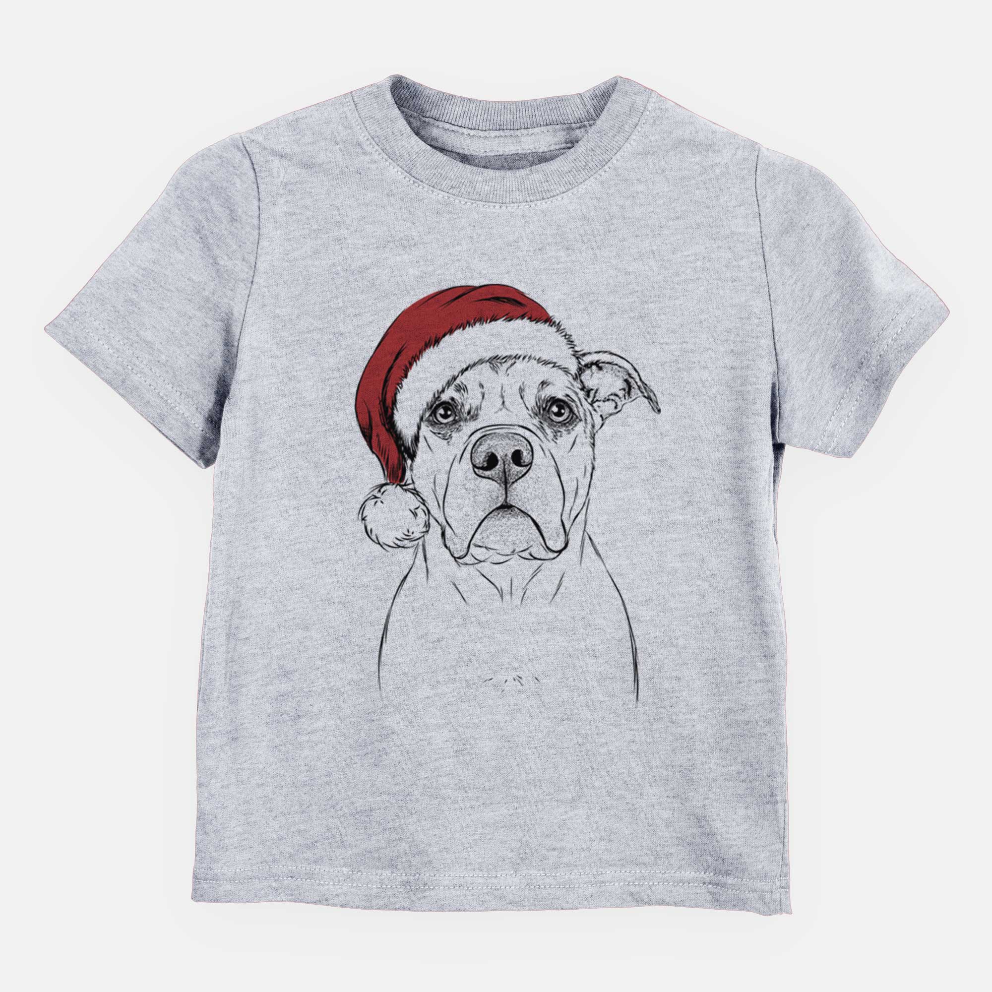 Santa KiaOra the Pitbull Mix - Kids/Youth/Toddler Shirt