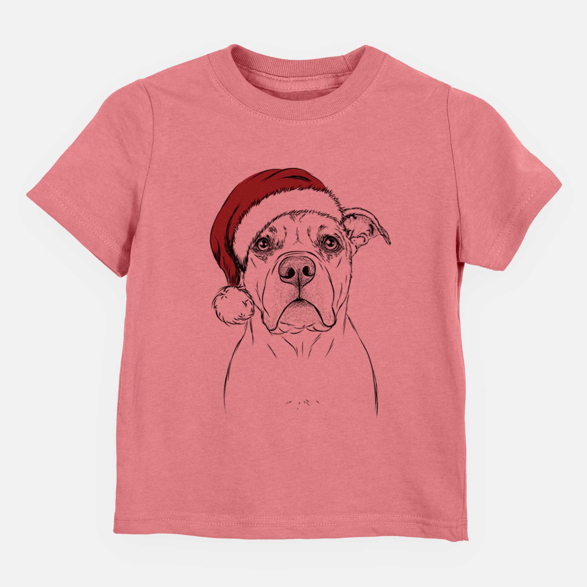 Santa KiaOra the Pitbull Mix - Kids/Youth/Toddler Shirt