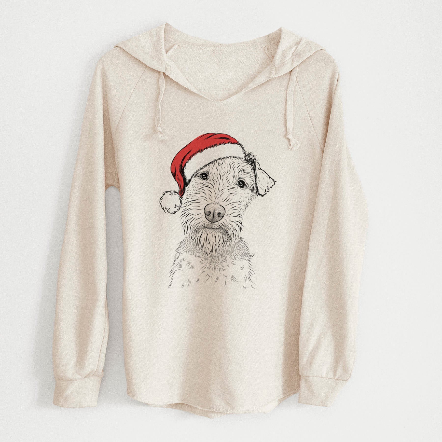 Santa Kiara the Welsh Terrier - Cali Wave Hooded Sweatshirt