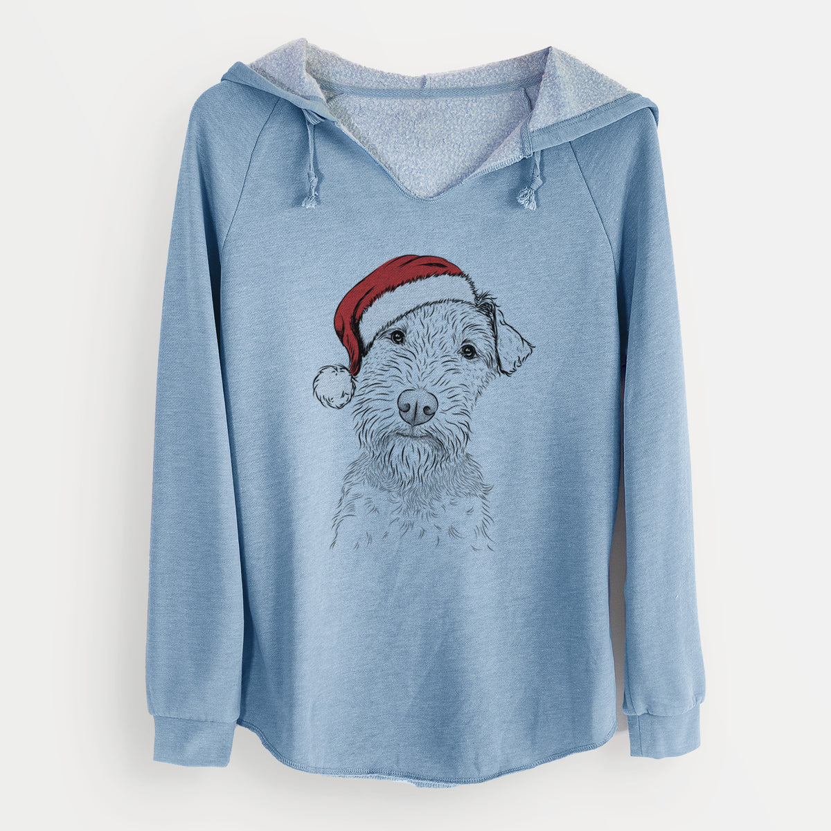 Santa Kiara the Welsh Terrier - Cali Wave Hooded Sweatshirt