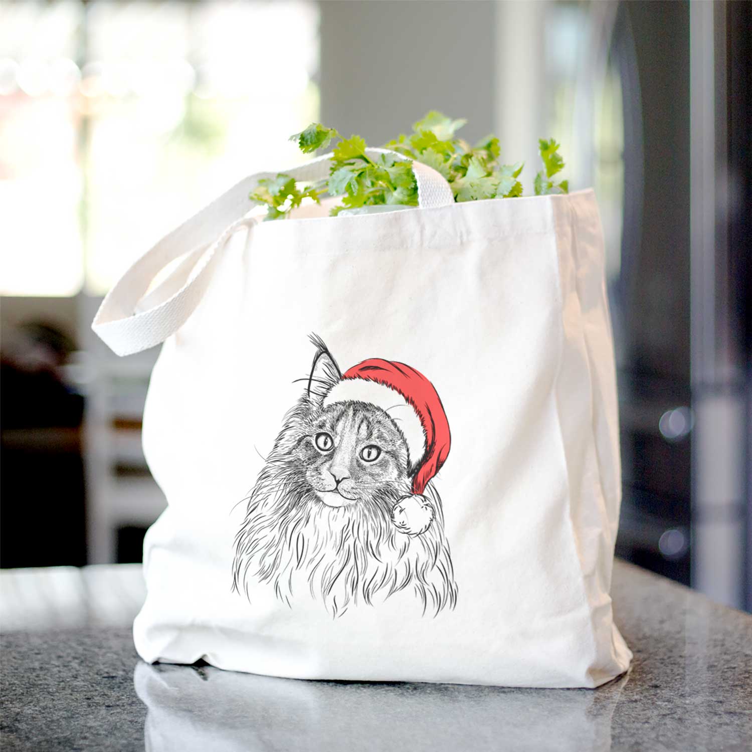 Kiki the Maine Coon Cat - Tote Bag