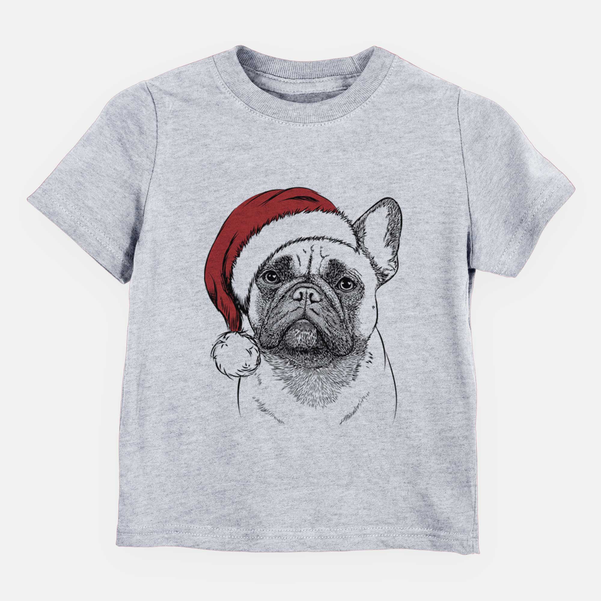 Santa Kingsleigh the French Bulldog - Kids/Youth/Toddler Shirt