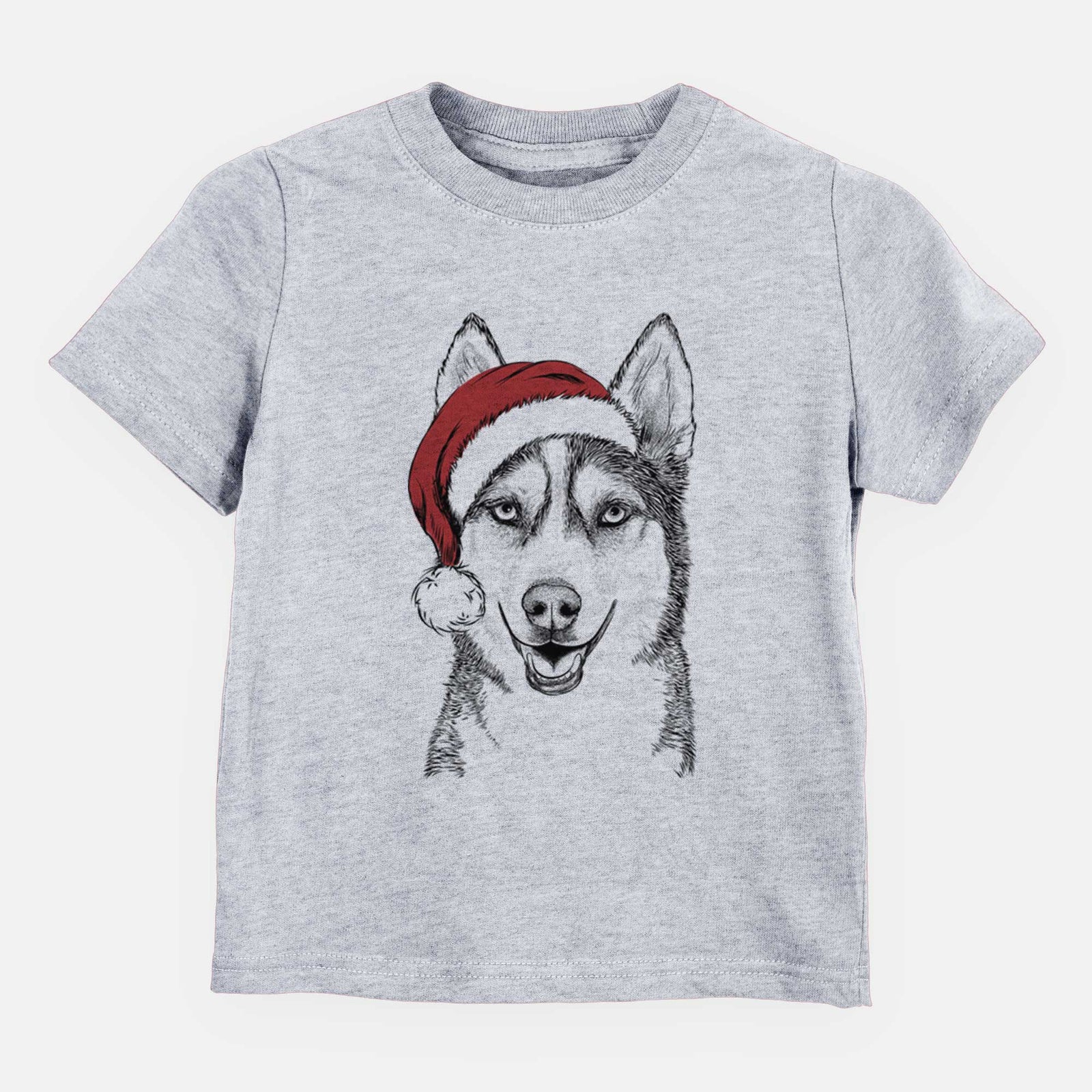 Santa Kira the Siberian Husky - Kids/Youth/Toddler Shirt