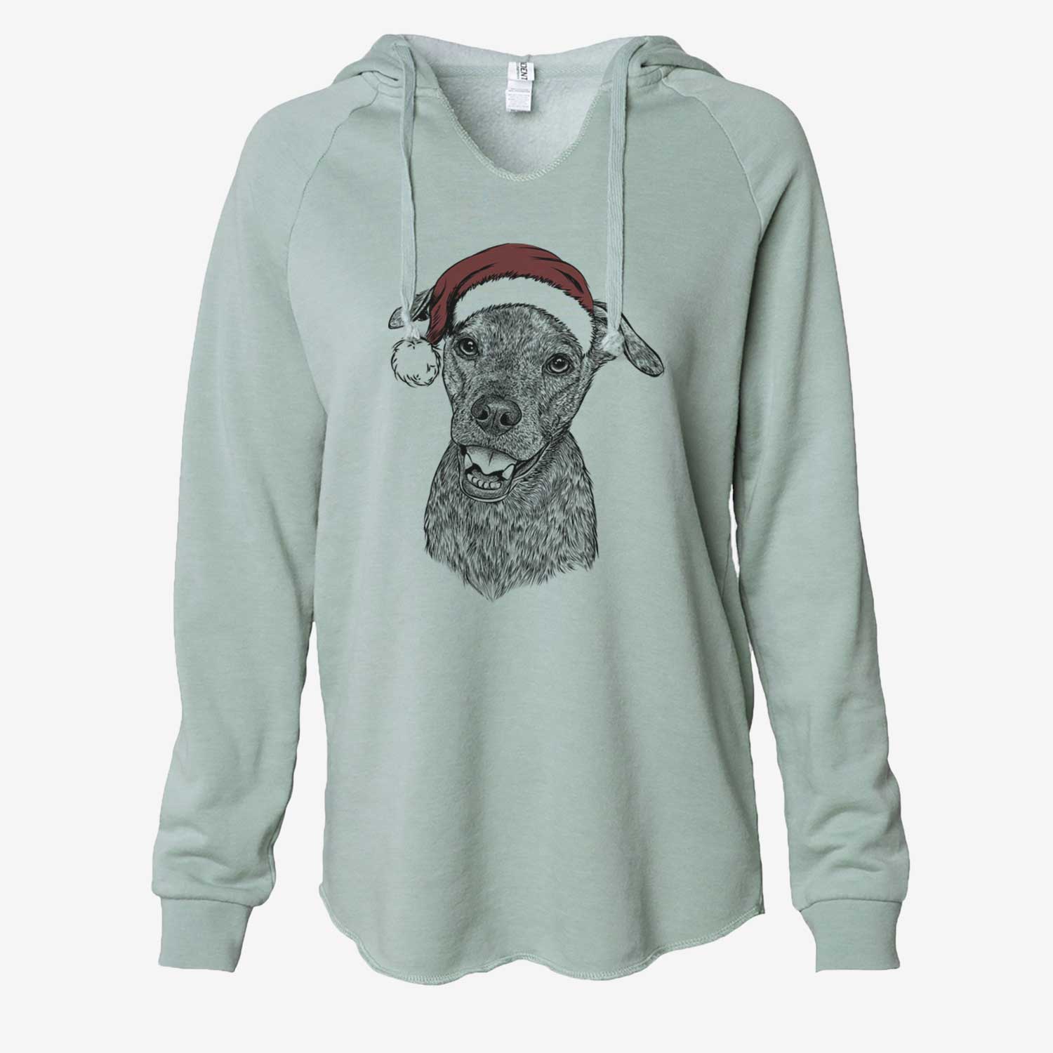 Kirby the Mountain Cur Mix - Cali Wave Hooded Sweatshirt