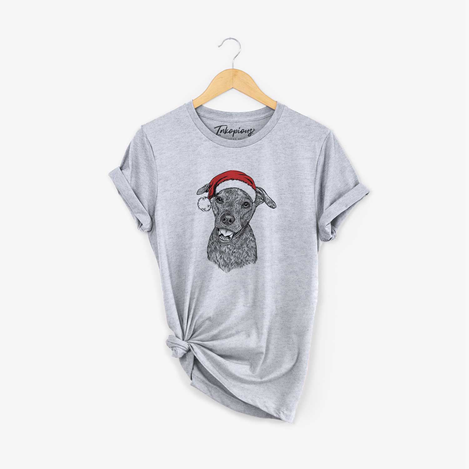 Santa Kirby the Mountain Cur Mix - Unisex Crewneck