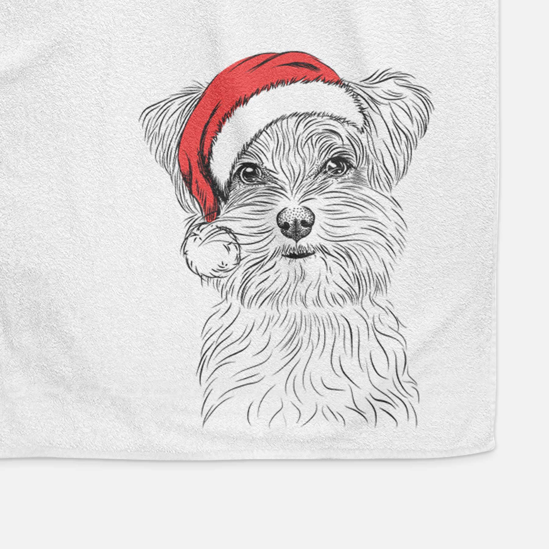 Kiwi the Morkie Decorative Hand Towel