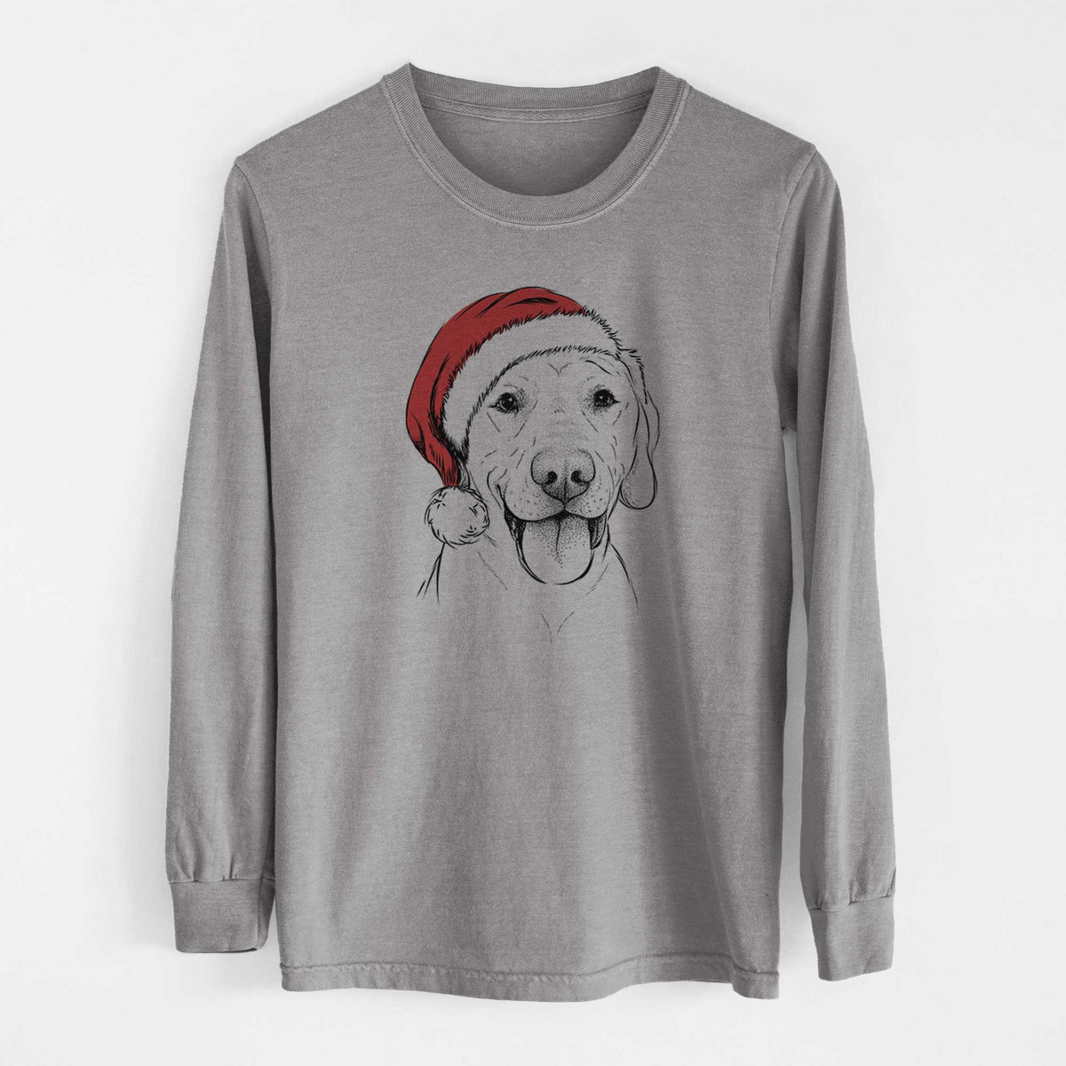 Santa Klay the Labrador Retriever - Heavyweight 100% Cotton Long Sleeve