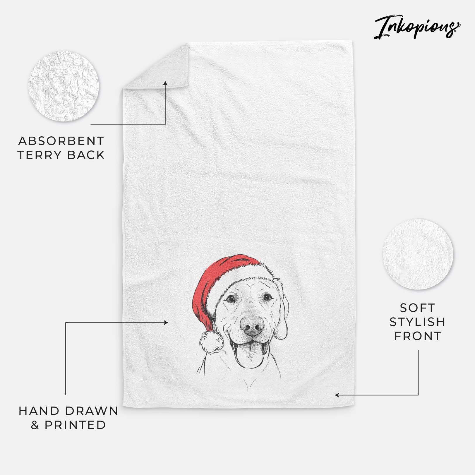 Klay the Labrador Retriever Decorative Hand Towel