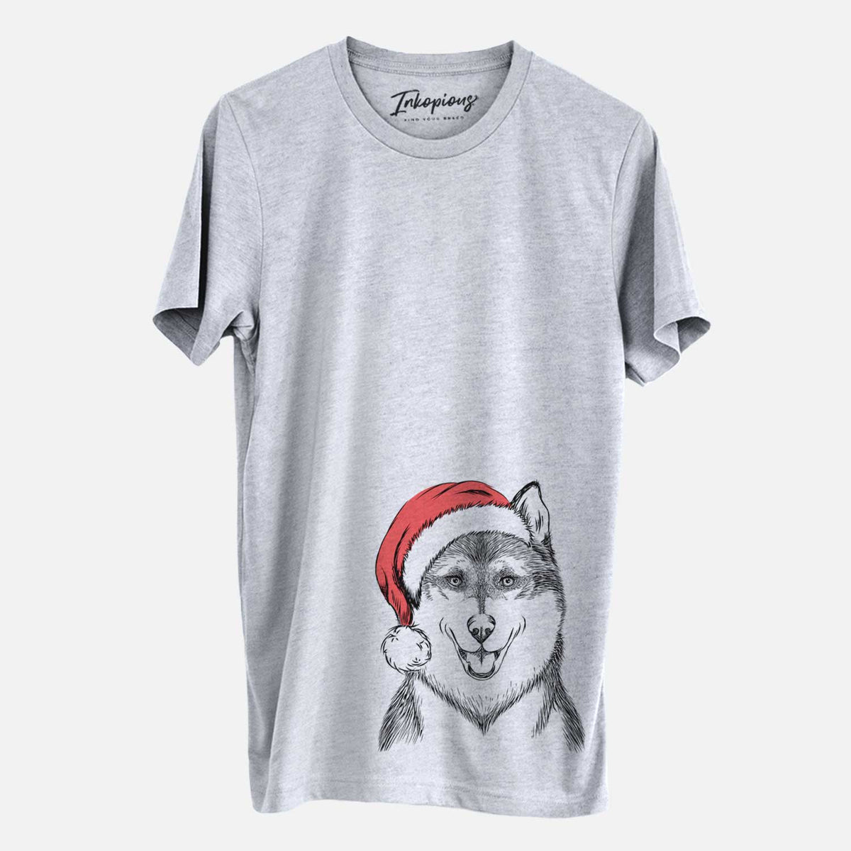 Santa Koda the Siberian Husky - Unisex Crewneck