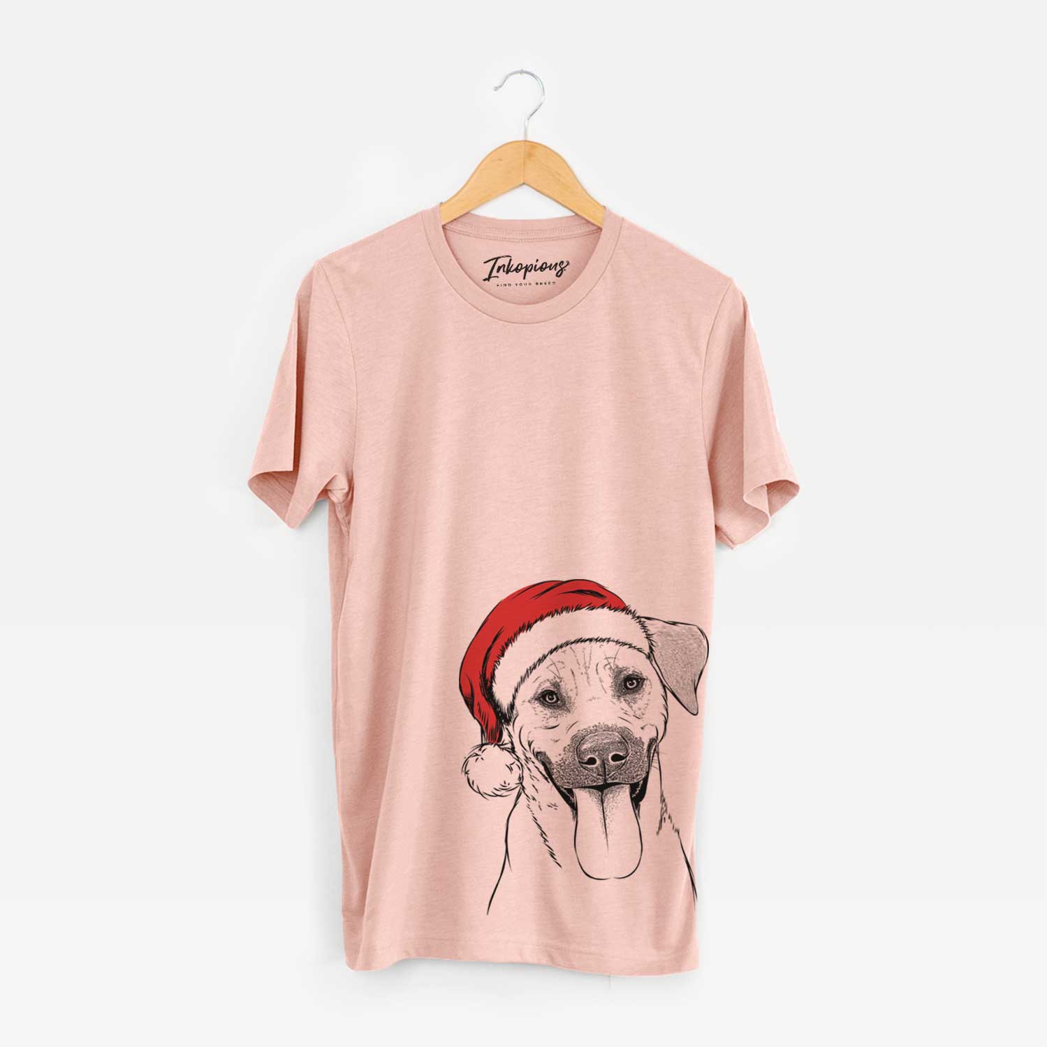 Santa Koda the Black Mouth Cur - Unisex Crewneck