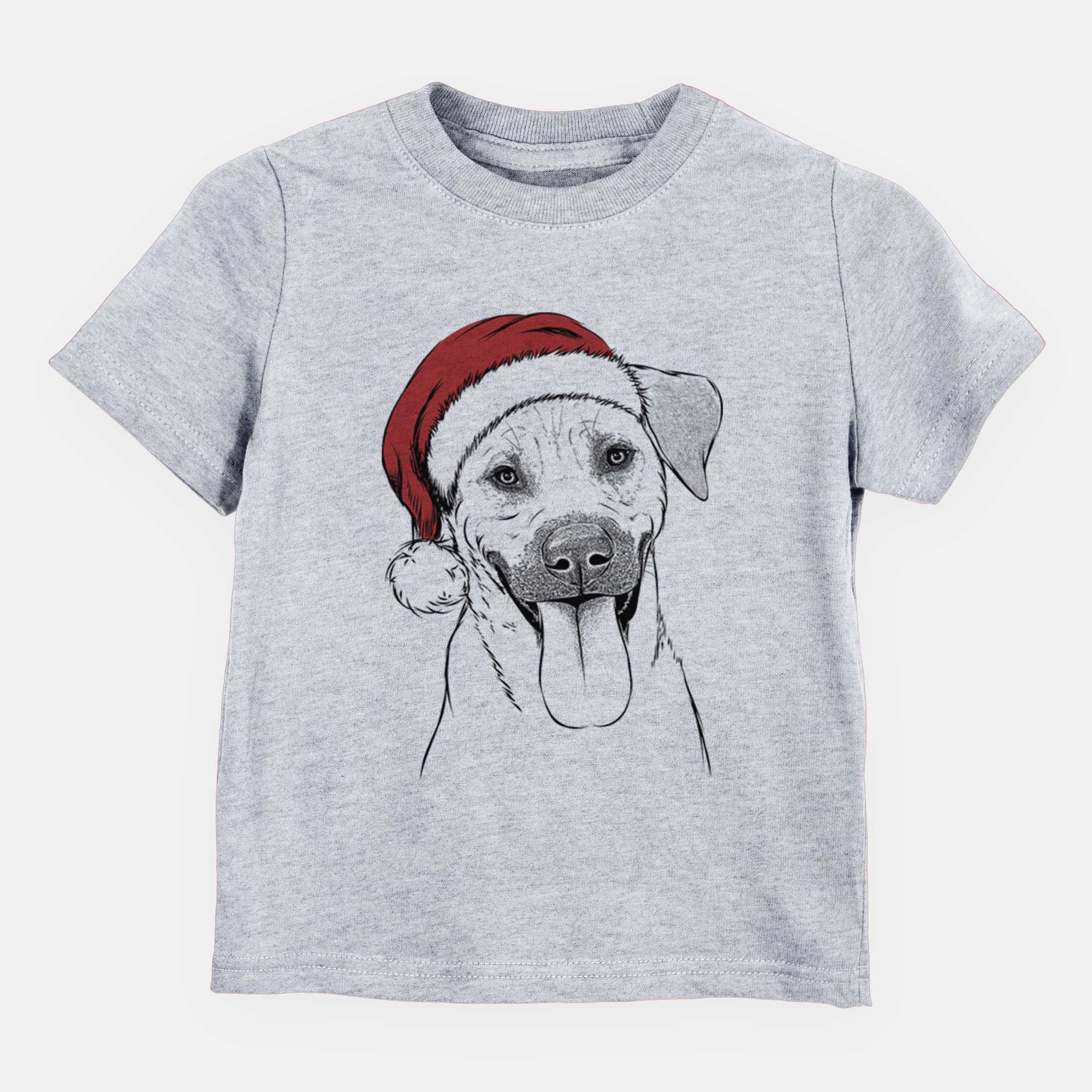 Santa Koda the Black Mouth Cur - Kids/Youth/Toddler Shirt