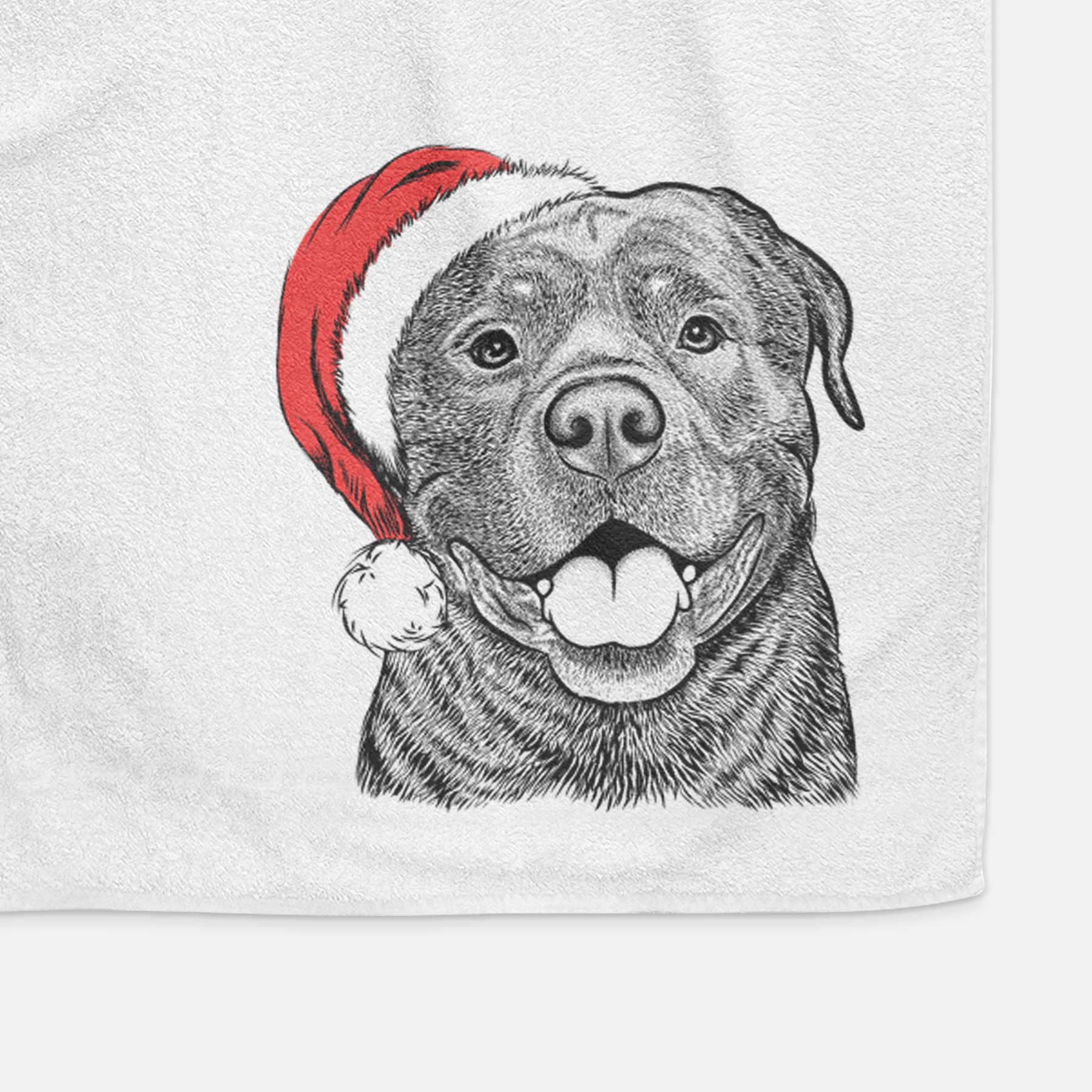 Kojak the Rottweiler Decorative Hand Towel