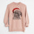 Santa Koko the Shih Tzu - Unisex Pigment Dyed Crew Sweatshirt