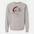 Santa Kozmo the Jack Russell Terrier - Unisex Pigment Dyed Crew Sweatshirt