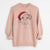 Santa Kozmo the Jack Russell Terrier - Unisex Pigment Dyed Crew Sweatshirt