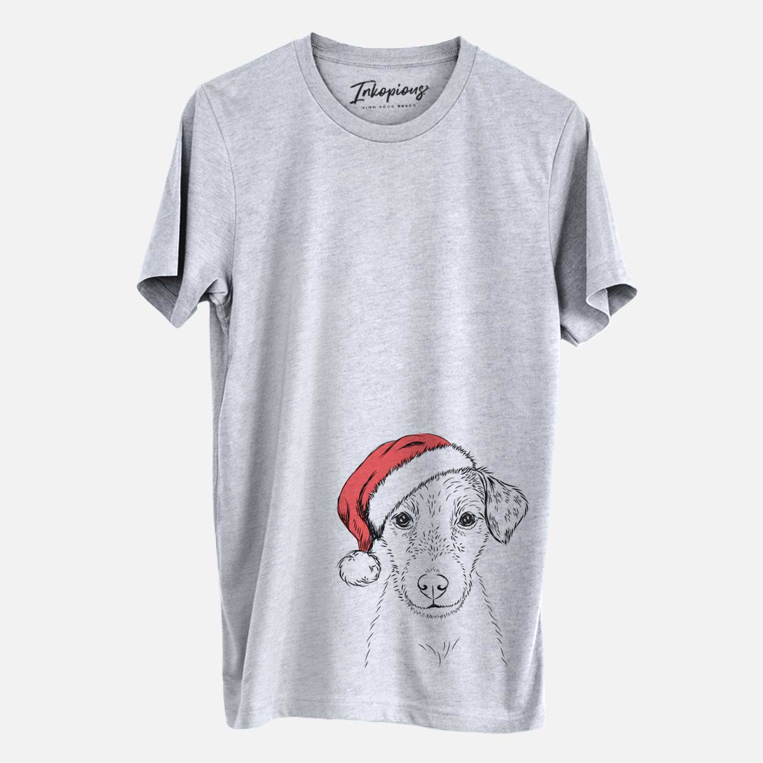 Santa Kozmo the Jack Russell Terrier - Unisex Crewneck
