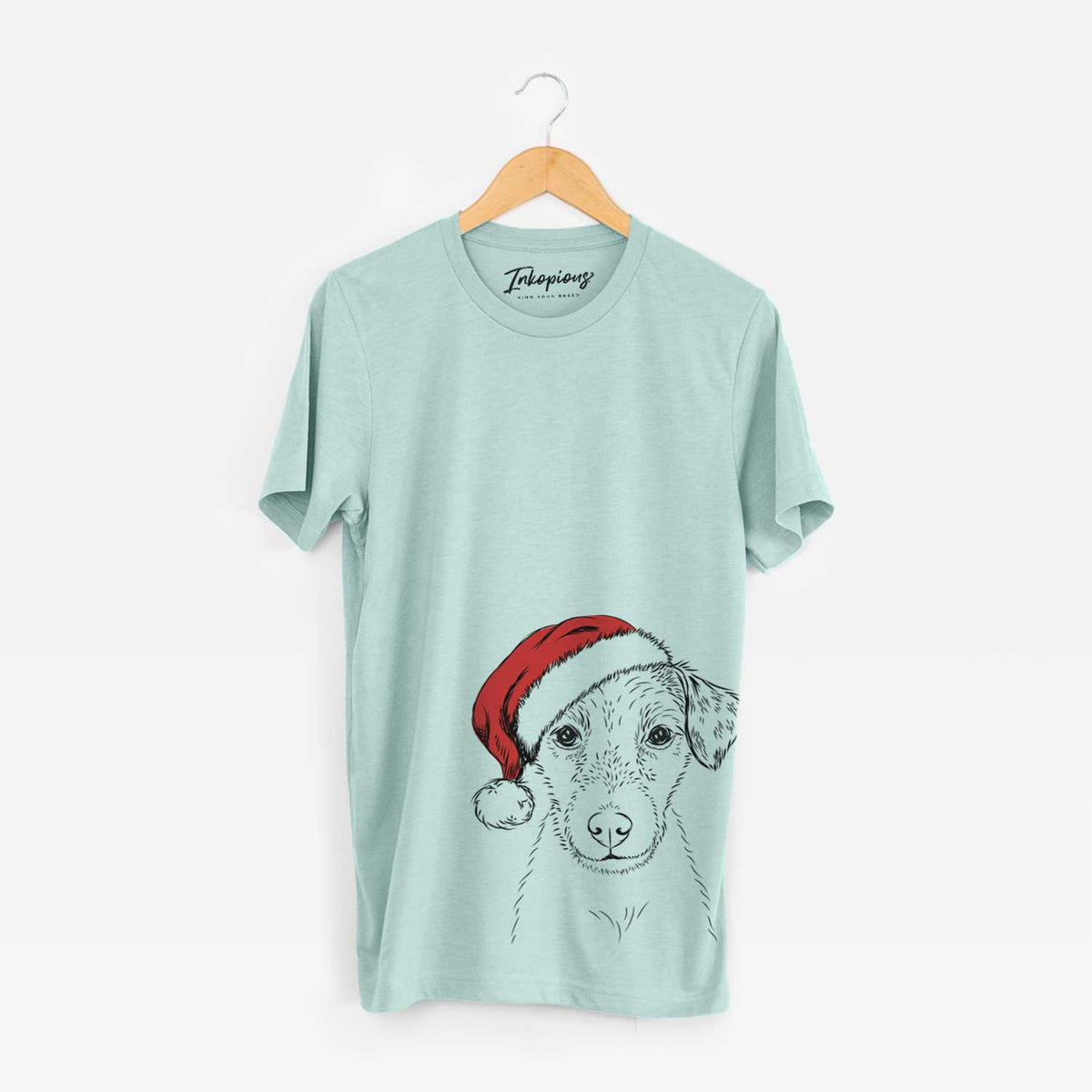 Santa Kozmo the Jack Russell Terrier - Unisex Crewneck