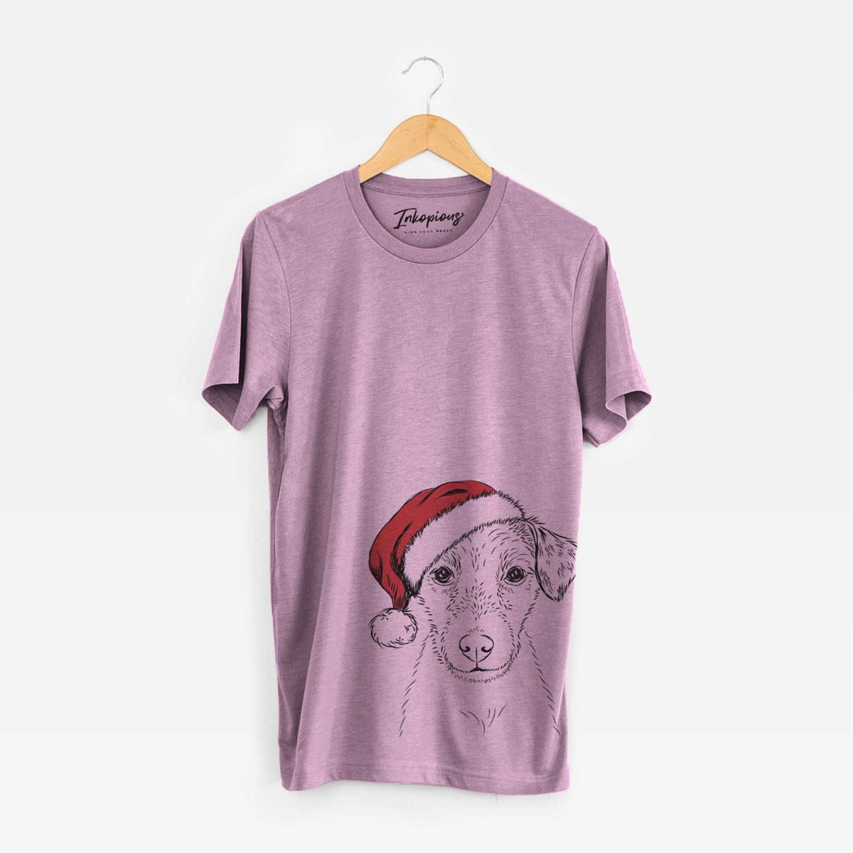 Santa Kozmo the Jack Russell Terrier - Unisex Crewneck