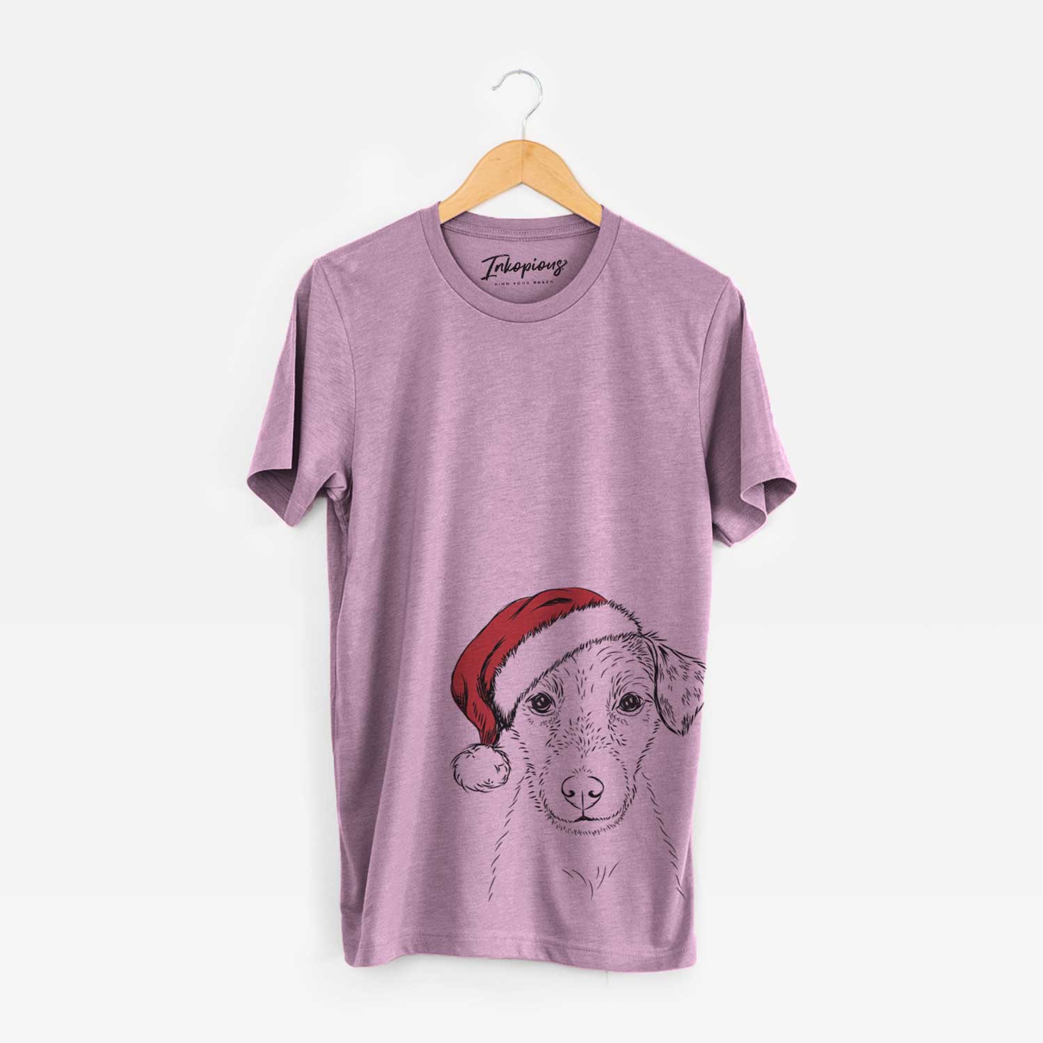 Santa Kozmo the Jack Russell Terrier - Unisex Crewneck