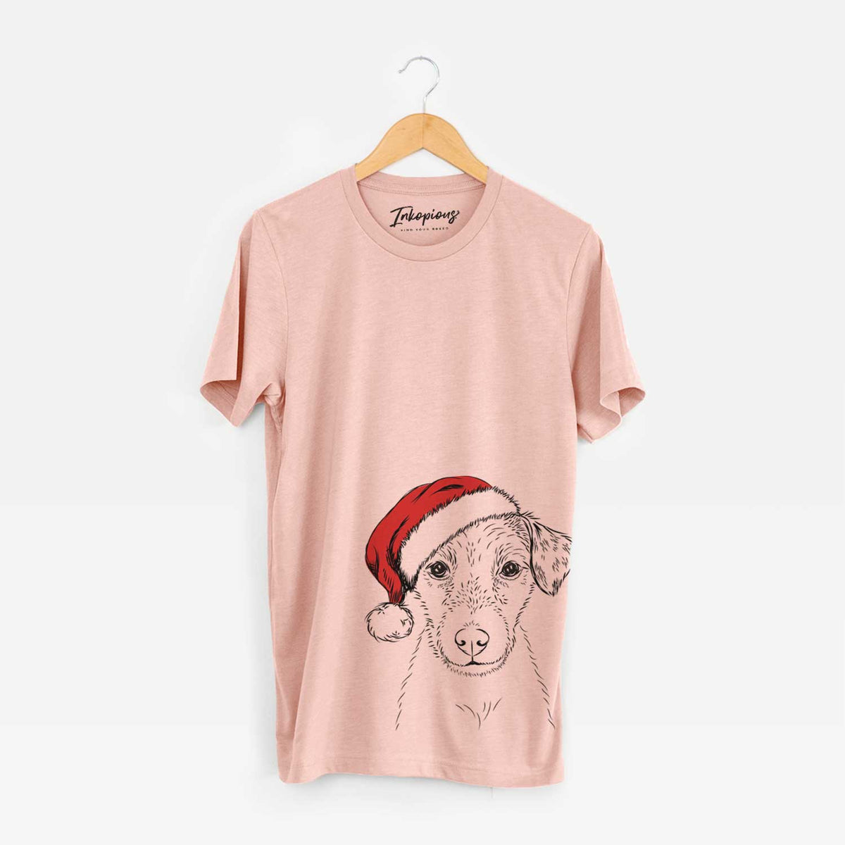 Santa Kozmo the Jack Russell Terrier - Unisex Crewneck