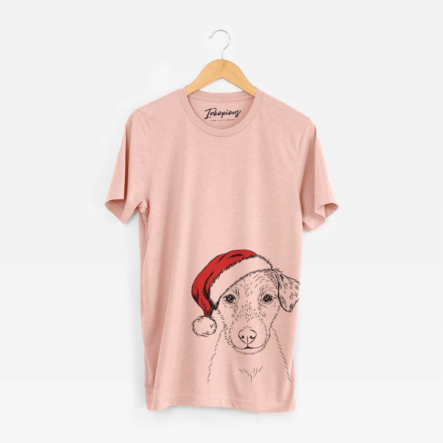 Santa Kozmo the Jack Russell Terrier - Unisex Crewneck