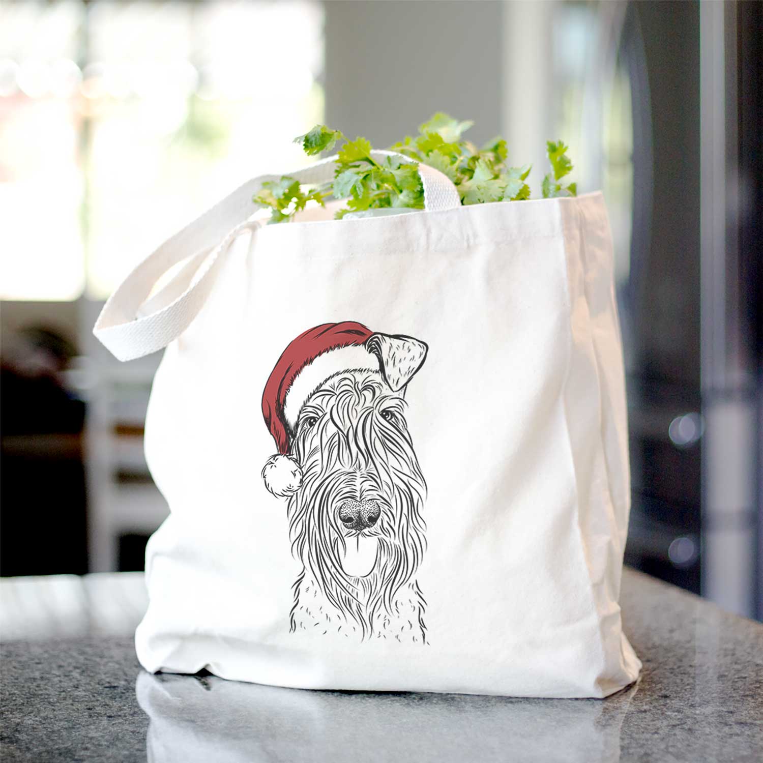 Kricket the Kerry Blue Terrier - Tote Bag