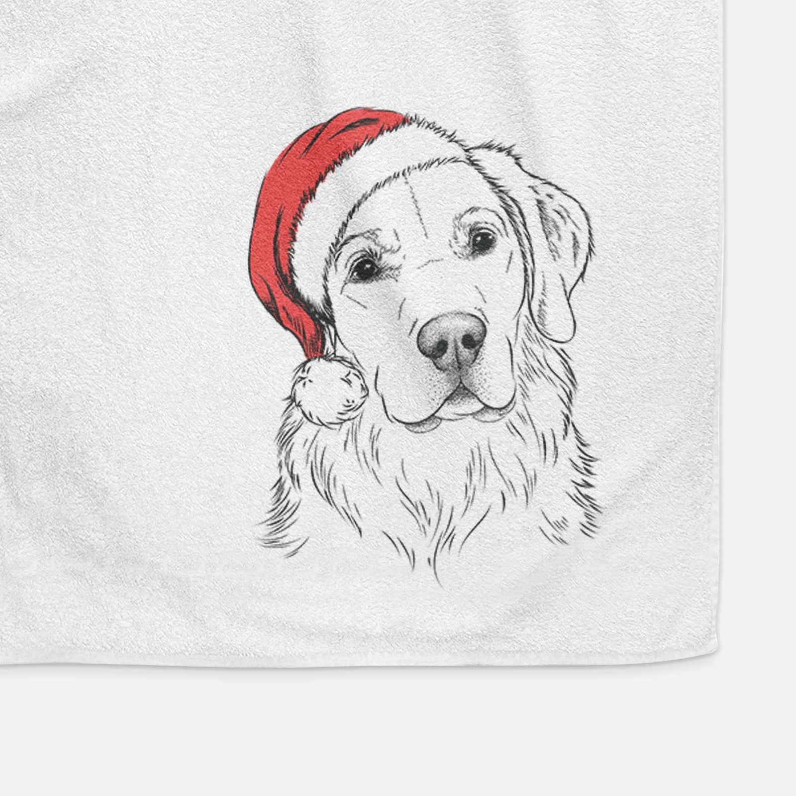 Kula the Golden Retriever Decorative Hand Towel