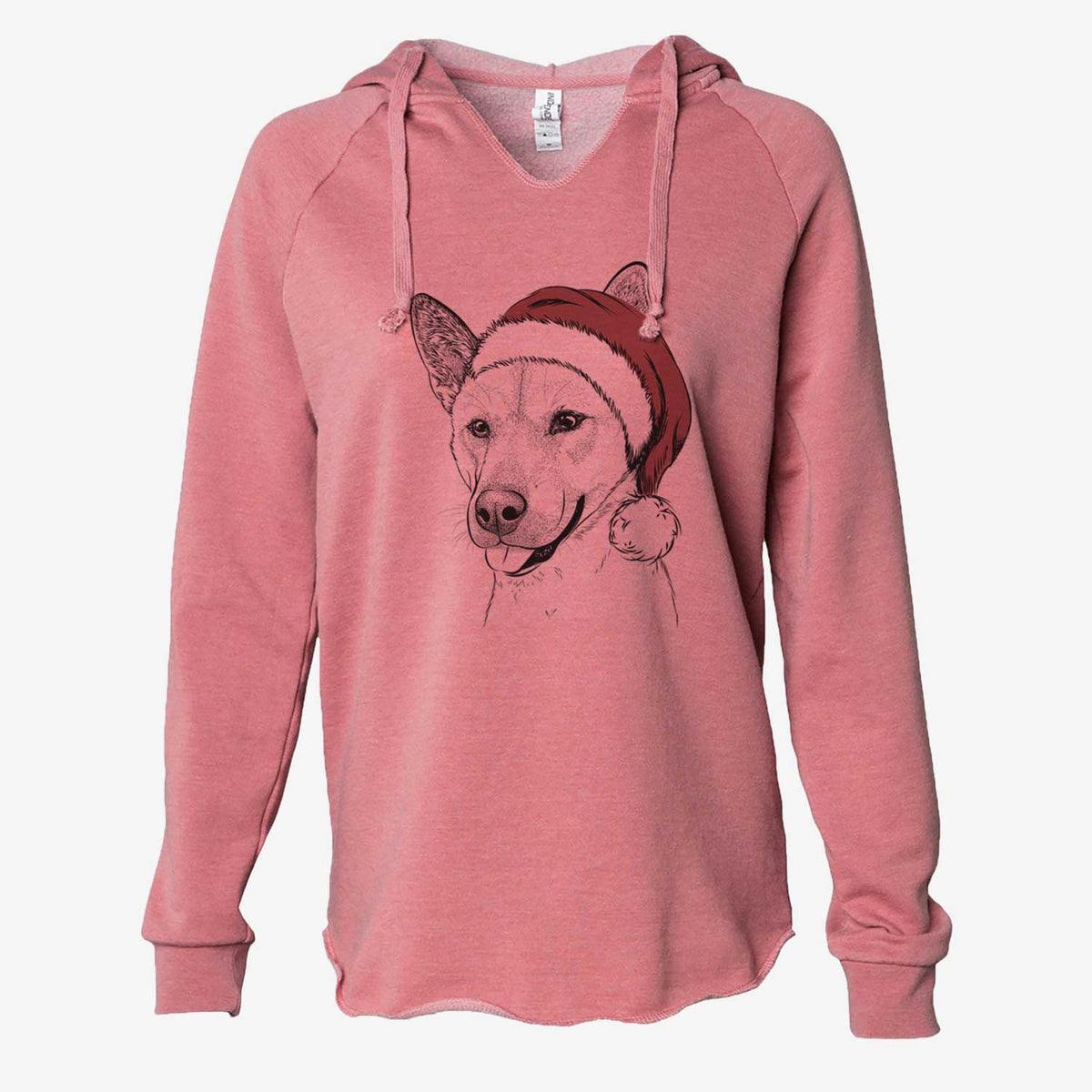Kulfi the Jindo Shiba Inu Mix - Cali Wave Hooded Sweatshirt